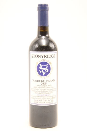 (1) 2008 Stonyridge Vineyard Larose, Waiheke Island