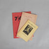 T.S. ELIOT, ROB JACKAMAN, BARTOLOMEO VANZETTI Three Titles