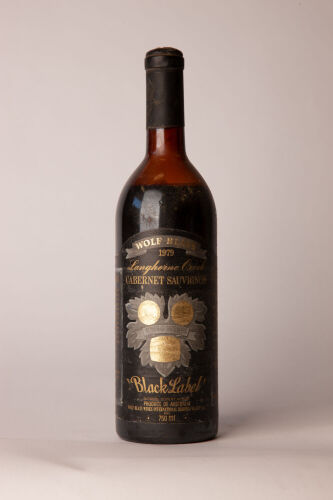 (1) 1979 Wolf Blass Langhorne Creek Black Label Cabernet Sauvignon, 