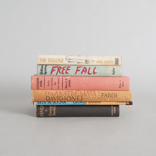 GEORGE BARKER, DAVID JONES, MRS. C.F. LEYEL, WILLIAM GOLDING, JOHN BOWEN Six Titles