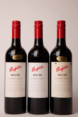 (3) 2007 Penfolds Bin 28 Kalimna Shiraz, Barossa