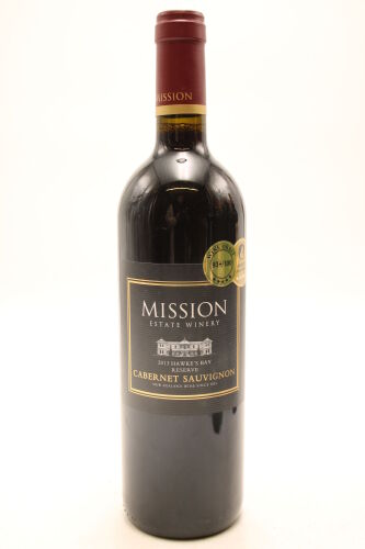 (1) 2013 Mission Estate Winery Reserve Cabernet Sauvignon, Gimblett Gravels [RC18.5]