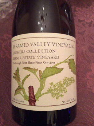 *(3) 2011 Pyramid Valley Kerner Estate Pinot Blanc Pinot Gris, Marlborough