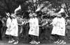 New Zealand's Olympic Women Participants attend the Olympic Village Entering Ceremony in Tokyo, 1964