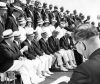 New Zealand's 1964 Olympic team photographed in Auckland before departing for Tokyo, 1964