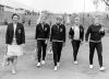 New Zealand Olympic team members seen at the Olympic Village in Mexico City, 1968