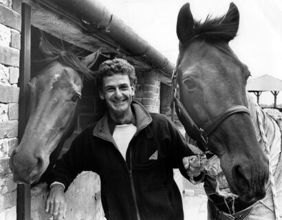 New Zealander Mark Todd with his horses Charisma and Nightlife, 1984