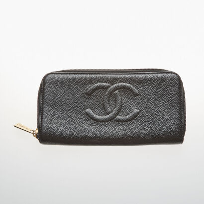 Chanel Caviar Leather CC Wallet