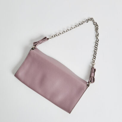 Salvatore Ferragamo Pink Chain Shoulder Bag