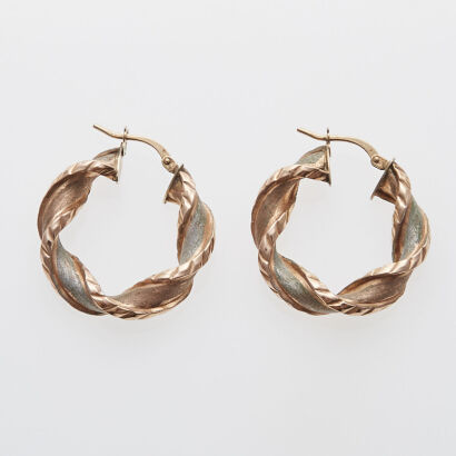 10ct Italian Hoops
