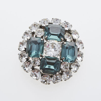 Christian Dior Rhinestone Brooch