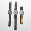 Three Seiko Modified Dive Watches