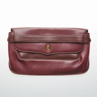 Must de Cartier Bordeaux Clutch