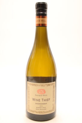 (1) 2016 Sacred Hill Wine Thief Chardonnay, Hawke's Bay