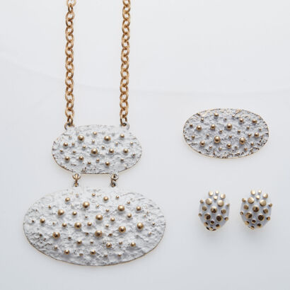 Napier Necklace, Brooch and Earrings Set