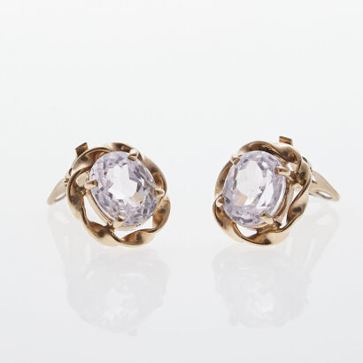 9ct Kunzite Earrings