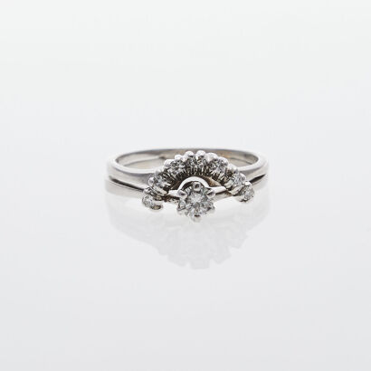 18ct White Gold Diamond Ring