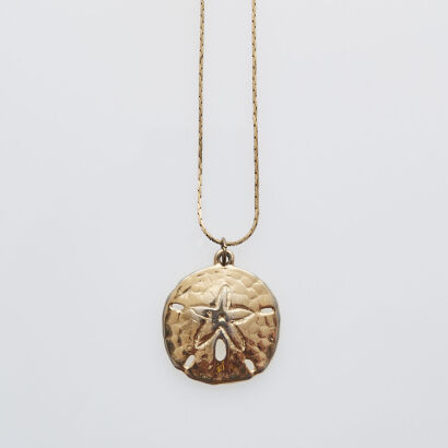 Sand Dollar Lucky Charm Necklace