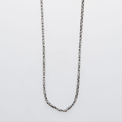 Silver Byzantine Necklace