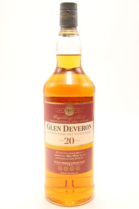 (1) Glen Deveron 20 year old, 40% ABV, 1000ml