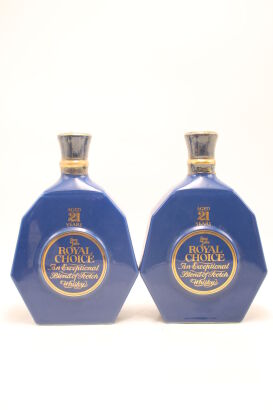 (2) Long John 21 Year Old Royal Choice, cicra 1980s-1990s