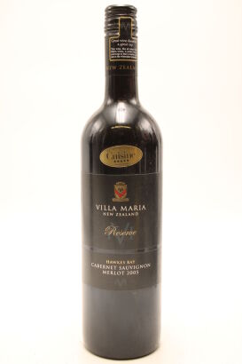 (1)2005 Villa Maria Reserve Cabernet Sauvignon Merlot, Gimblett Gravels