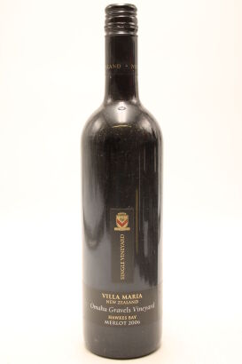 (1) 2006 Villa Maria Omahu Gravels Single Vineyard Merlot, Hawkes Bay