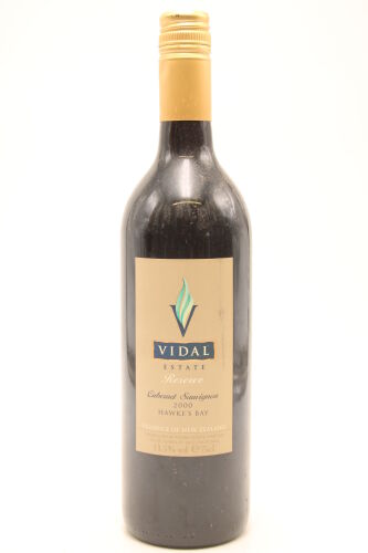 (1) 2000 Vidal Estate Reserve Cabernet Sauvignon, Gimblett Gravels