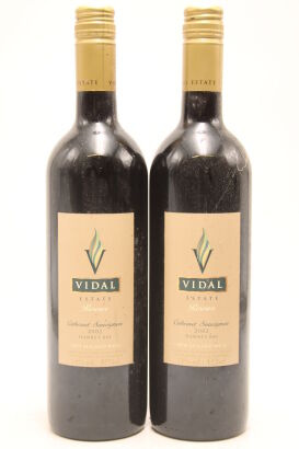 (2) 2002 Vidal Estate Reserve Cabernet Sauvignon, Gimblett Gravels