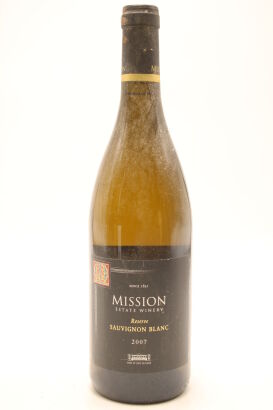 (1) 2007 Mission Estate Winery Reserve Sauvignon Blanc, Marlborough