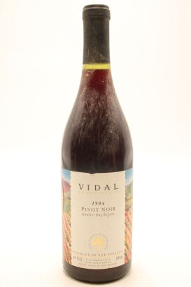 (1) 1994 Vidal Estate Estate Pinot Noir, Hawke's Bay