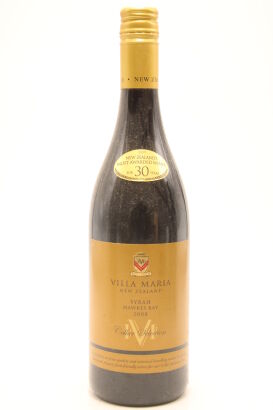 (1) 2008 Villa Maria Cellar Selection Syrah, Hawke's Bay