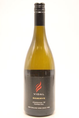(1) 2009 Vidal Estate Reserve Chardonnay, Hawke's Bay