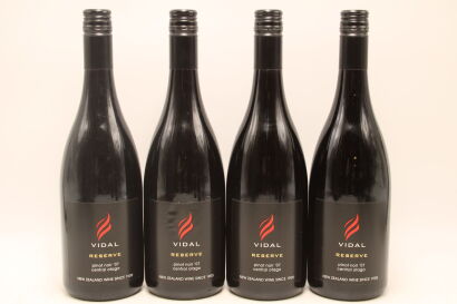 (4) 2007 Vidal Estate Reserve Pinot Noir, Central Otago