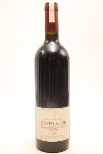 (1) 1998 Vidal Estate Joseph Soler Cabernet Sauvignon, Gimblett Gravels