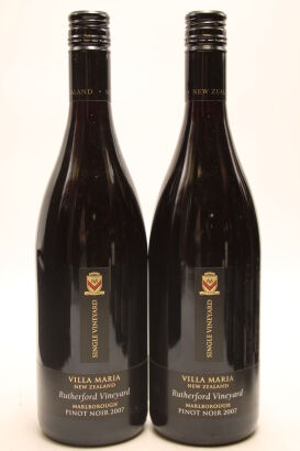 (2) 2007 Villa Maria Single Vineyard Rutherford Pinot Noir, Marlborough