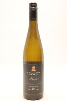 (1) 2009 Villa Maria Reserve Dry Riesling, Marlborough