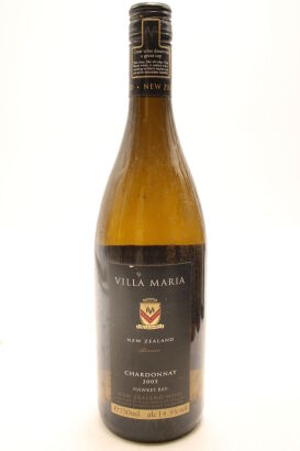 (1) 2005 Villa Maria Reserve Chardonnay, Hawke's Bay