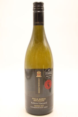(1) 2010 Villa Maria Single Vineyard Keltern Chardonnay, Hawke's Bay