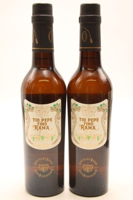 (3) 2019 Gonzalez Byass Tio Pepe Fino en Rama Sherry, Andalucia, 375ml