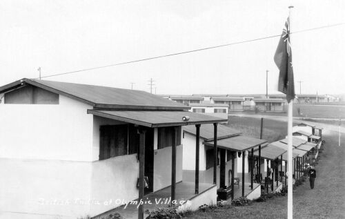 Cottages for the Australian and New Zealand Olympic athletes in Olympic Village in Los Angeles, 1932