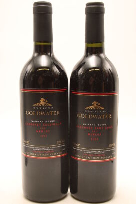 (2) 1993 Goldwater Estate Cabernet Sauvignon Merlot, Waiheke Island