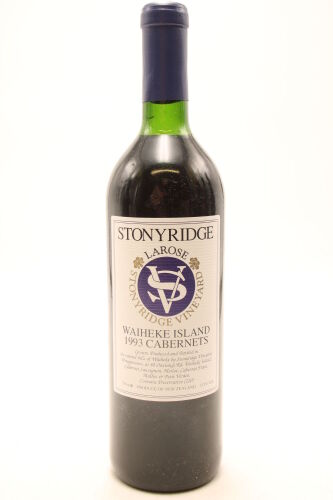 (1) 1993 Stonyridge Larose, Waiheke Island