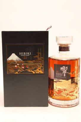 (1) Hibiki 21 Year Old Kacho Fugetsu Limited Edition, 43% ABV, 700ml (GB)