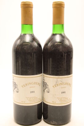 (2) 1991 Yeringberg Red Blend, Yarra Valley