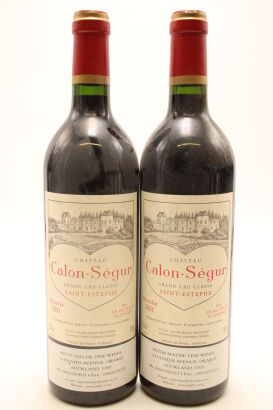 (2) 2001 Chateau Calon-Segur, Saint-Estephe