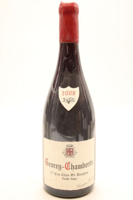 (1) 2008 Domaine Fourrier Clos Saint-Jacques, Gevrey-Chambertin Premier Cru [JR17] [RP96]