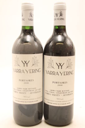 (2) 2000 Yarra Yering Potsorts Vintage Fortified, Yarra Valley