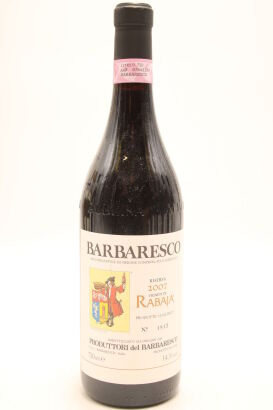 (1) 2007 Produttori del Barbaresco Rabaja, Barbaresco Riserva DOCG