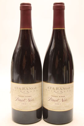 (2) 2001 Ata Rangi Young Vine Pinot Noir, Waiparapa